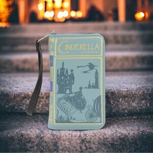 Cinderella Book Wallet - Blue - Novelty Wallet